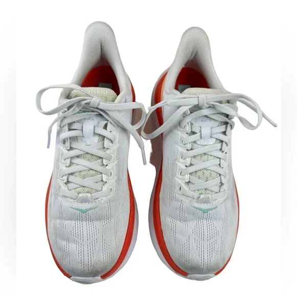 Hoka One One Mach 4 Women’s Size 8 B Running Sneakers Shoes 1113529 White Fiesta - Picture 6 of 15